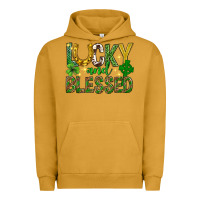 Pigment Peanut Butter Lucky and blessed st. patricks day Urban Hoodie - Neo Western
