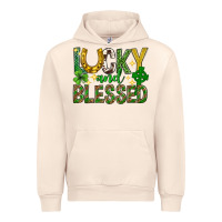 Sandshell Lucky and blessed st. patricks day Urban Hoodie - Neo Western