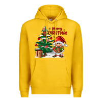 Lemon merry christmas gnomes Premium Hoodie - FaDigitalArtStudio