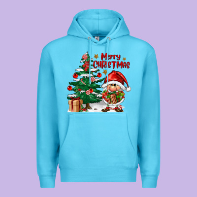 Merry Christmas Gnomes Premium Hoodie Designed By Fadigitalartstudio