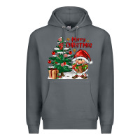 Rock merry christmas gnomes Premium Hoodie - FaDigitalArtStudio