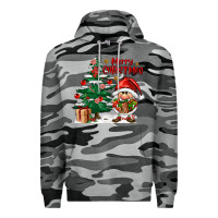 Slate Camo merry christmas gnomes Premium Hoodie - FaDigitalArtStudio