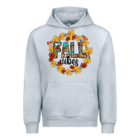 Heather Grey fall vibes Urban Hoodie - CowhideDigitalArt