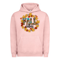 Pigment Salmon fall vibes Urban Hoodie - CowhideDigitalArt