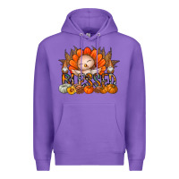 Purple Thanksgiving Turkey Pumpkin Blessed Premium Hoodie - CowhideDigitalArt