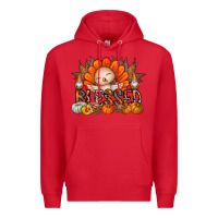 Red Thanksgiving Turkey Pumpkin Blessed Premium Hoodie - CowhideDigitalArt