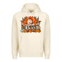 Tofu Thanksgiving Turkey Pumpkin Blessed Premium Hoodie - CowhideDigitalArt