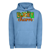 Pigment Pebble Blue Lucky charm st. patricks day Urban Hoodie - Neo Western