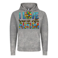 Cloud Rock ı love someone with autism Vintage Hoodie - AdoDesignShop