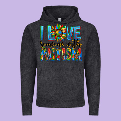 ı Love Someone With Autism Vintage Hoodie Designed By Adodesignshop