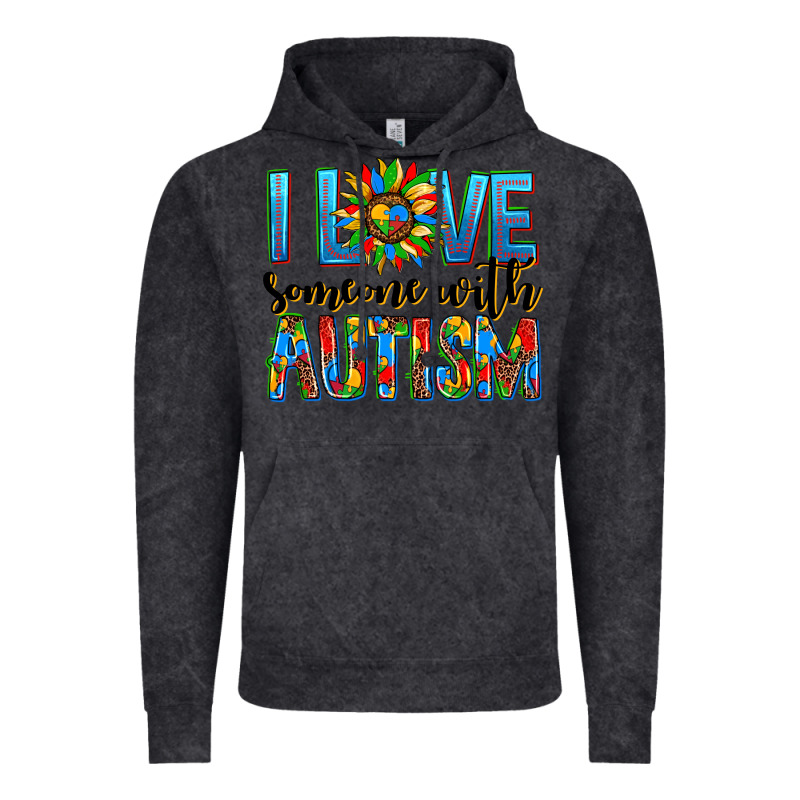 ı Love Someone With Autism Vintage Hoodie by AdoDesignShop | Teevron