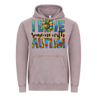 Vintage Zinc ı love someone with autism Vintage Hoodie - AdoDesignShop