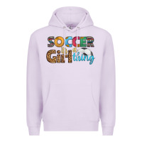 Lilac soccer it's a girl thing Premium Hoodie - HRA Design Shop