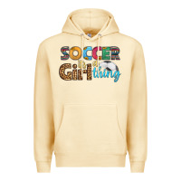 Pina Colada soccer it's a girl thing Premium Hoodie - HRA Design Shop