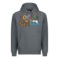 Rock soccer it's a girl thing Premium Hoodie - HRA Design Shop