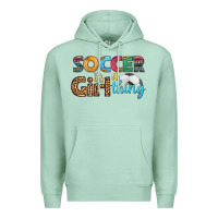 Seafoam soccer it's a girl thing Premium Hoodie - HRA Design Shop