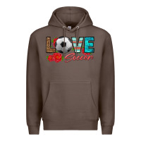 Coffee love soccer Premium Hoodie - HRA Design Shop
