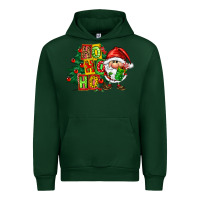 Forest Green ho ho ho santa gnomes Urban Hoodie - FaDigitalArtStudio