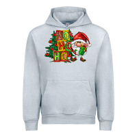 Heather Grey ho ho ho santa gnomes Urban Hoodie - FaDigitalArtStudio