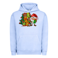 Pigment Grape Ice ho ho ho santa gnomes Urban Hoodie - FaDigitalArtStudio