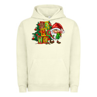Pigment Pistachio ho ho ho santa gnomes Urban Hoodie - FaDigitalArtStudio