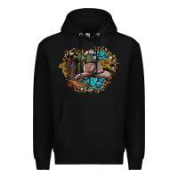 Black western design Premium Hoodie - SublimationCraftShop