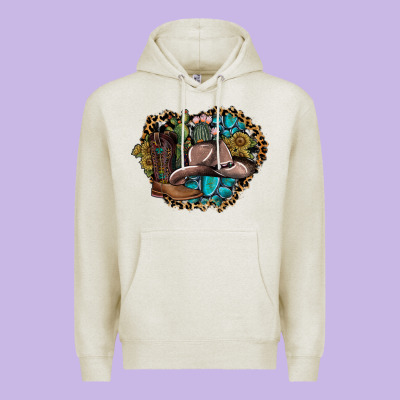 Western Design Premium Hoodie Designed By Sublimationcraftshop