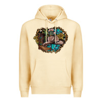 Pina Colada western design Premium Hoodie - SublimationCraftShop