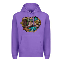 Purple western design Premium Hoodie - SublimationCraftShop