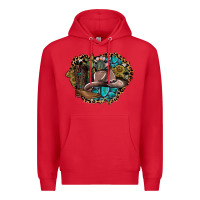 Red western design Premium Hoodie - SublimationCraftShop