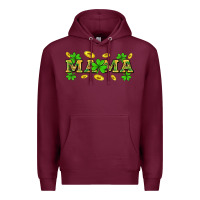 Burgundy St. Patricks Day mama Premium Hoodie - Neo Western