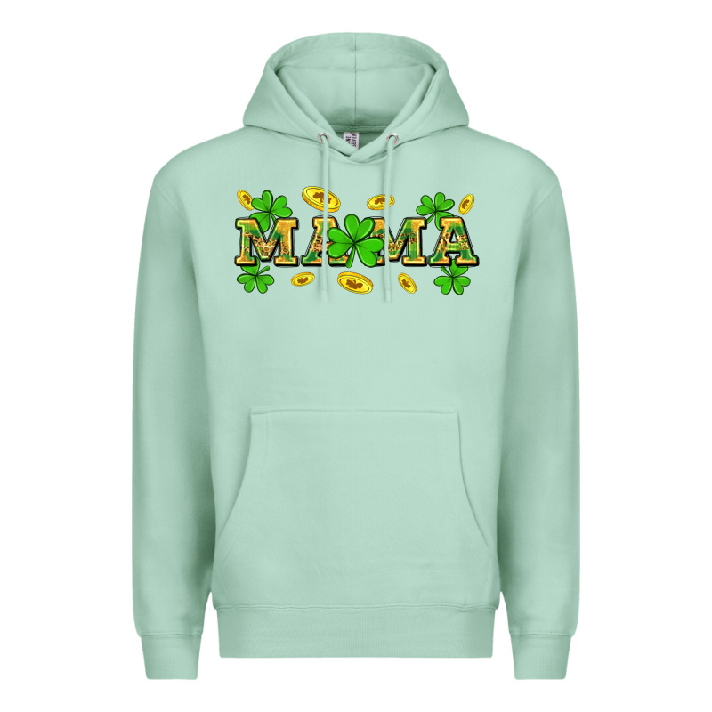 St. Patricks Day Mama Premium Hoodie by Neo Western | Teevron