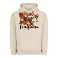 Pigment French Oak ho ho home is in louisiana Urban Hoodie - FaDigitalArtStudio