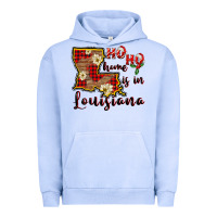 Pigment Grape Ice ho ho home is in louisiana Urban Hoodie - FaDigitalArtStudio
