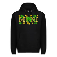 Black St. Patricks Day mini Premium Hoodie - Neo Western