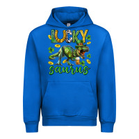 Cobalt Lucky saurus st.patricks day Urban Hoodie - Neo Western