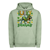 Pigment Oil Green Lucky saurus st.patricks day Urban Hoodie - Neo Western