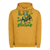 Pigment Peanut Butter Lucky saurus st.patricks day Urban Hoodie - Neo Western