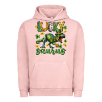 Pigment Salmon Lucky saurus st.patricks day Urban Hoodie - Neo Western