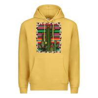 Antique Gold serape cowhide cacti Premium Hoodie - RanaPortraitStore