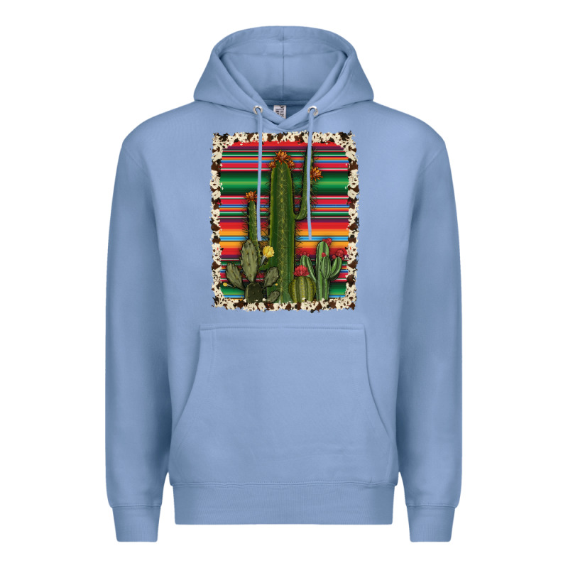 Serape Cowhide Cacti Premium Hoodie by RanaPortraitStore | Teevron