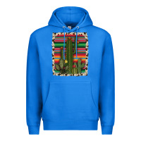 True Royal serape cowhide cacti Premium Hoodie - RanaPortraitStore
