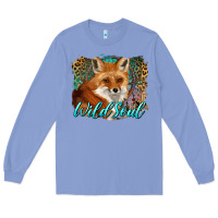 Colony Blue wild soul fox with dream catcher Long Sleeve Tee - BarkalooDesign