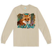 Mushroom wild soul fox with dream catcher Long Sleeve Tee - BarkalooDesign