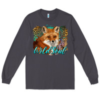 Smoke wild soul fox with dream catcher Long Sleeve Tee - BarkalooDesign