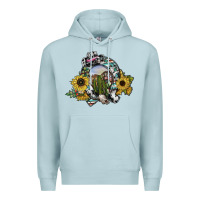 Blue Mist western horseshoe Premium Hoodie - SublimationCraftShop