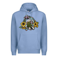 Colony Blue western horseshoe Premium Hoodie - SublimationCraftShop