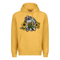 Mustard western horseshoe Premium Hoodie - SublimationCraftShop