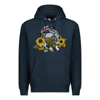 Navy western horseshoe Premium Hoodie - SublimationCraftShop