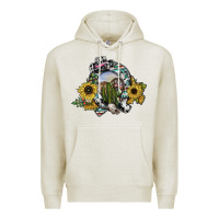 Oatmeal Heather western horseshoe Premium Hoodie - SublimationCraftShop